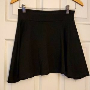 Women's Lace Trim Mini Skirt - A New Day™ Black L